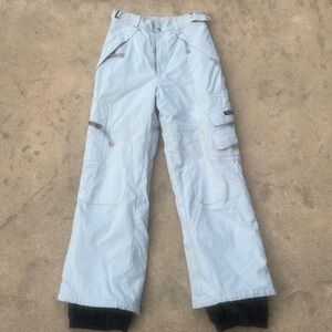 KEMPER Youth Light Grey Snowboard Ski Cargo Pants Pants Size 14